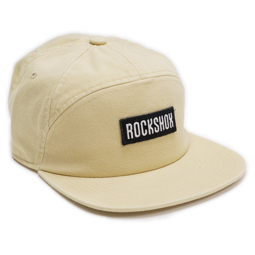 RockShox Logo 5-panel Tan Coal Hat