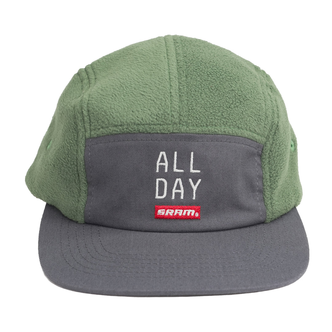 SRAM All Day Collection Green & Gray Fleece Hat