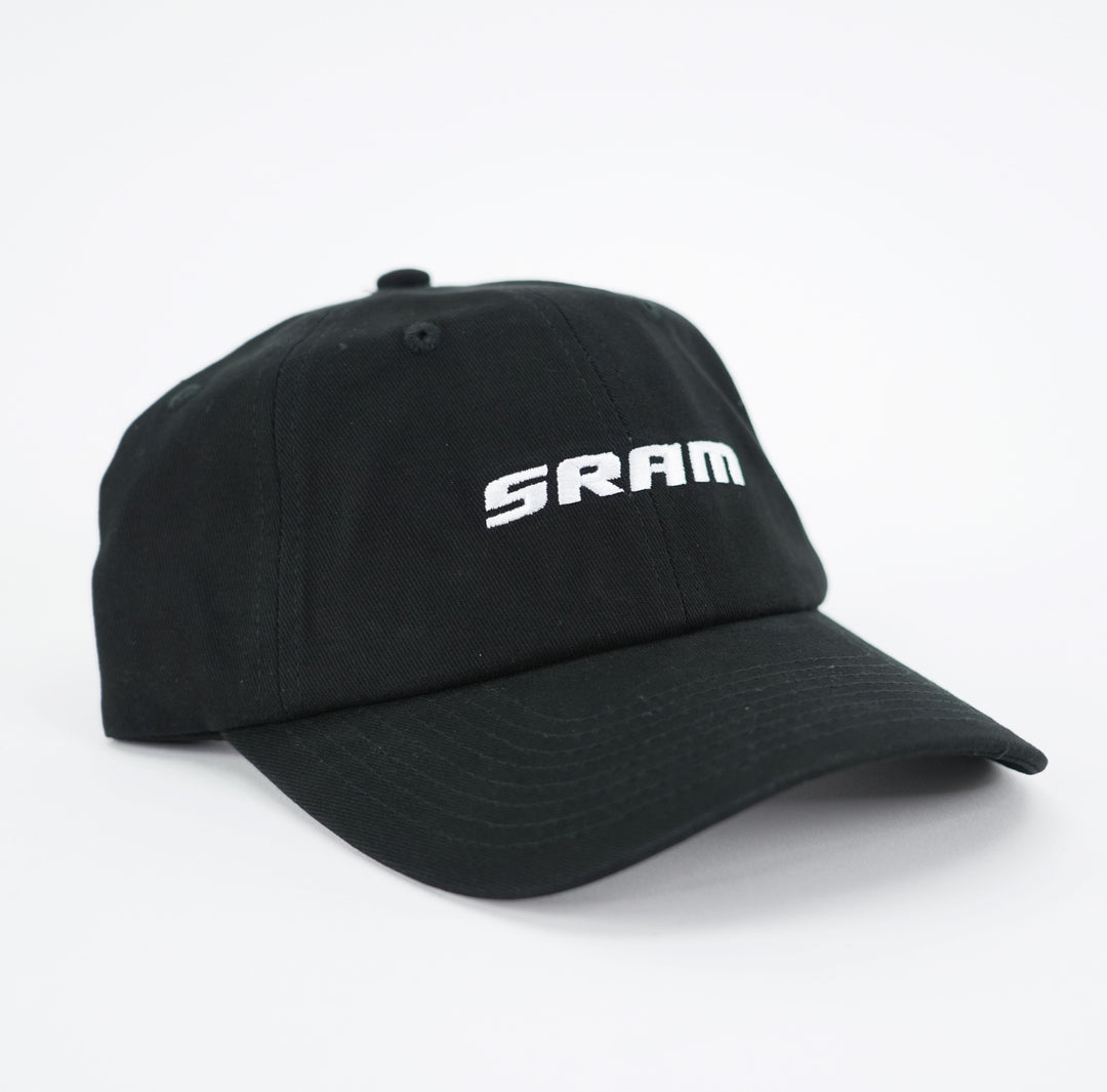 SRAM Logo Black Dad Hat