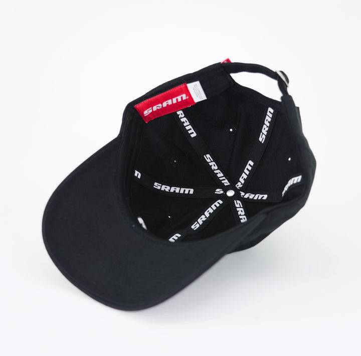 SRAM Logo Black Dad Hat