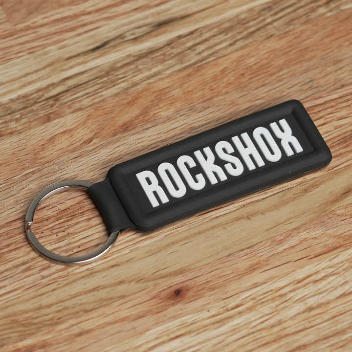 RockShox Logo Rubber Keychain