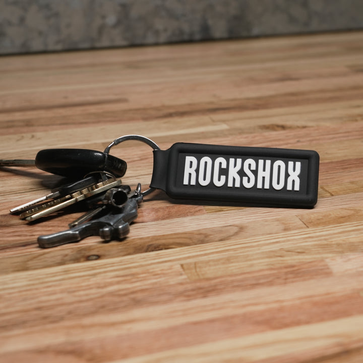 RockShox Logo Rubber Keychain