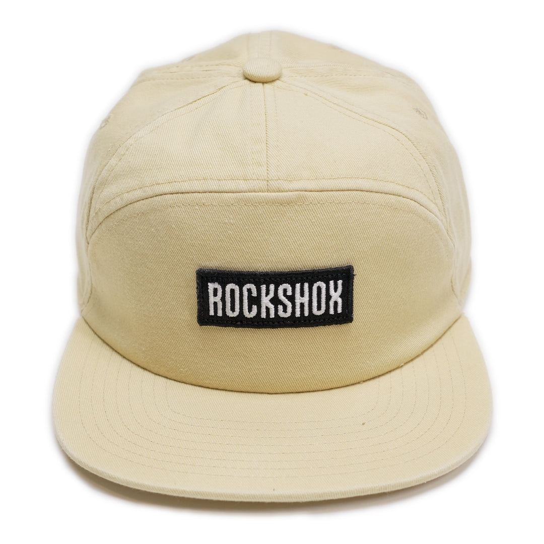 RockShox Logo 5-panel Tan Coal Hat