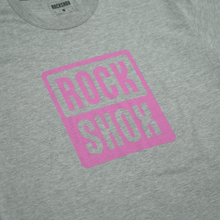 RockShox Light Gray/Pink Pill T-Shirt