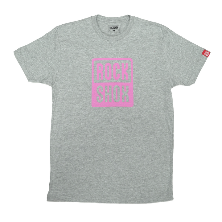 RockShox Light Gray/Pink Pill T-Shirt