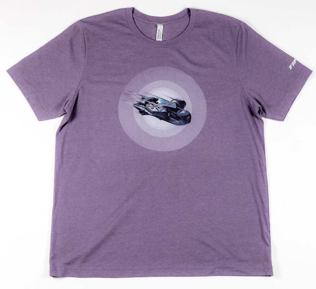 TIME Sport 3D Pedal Purple T-Shirt