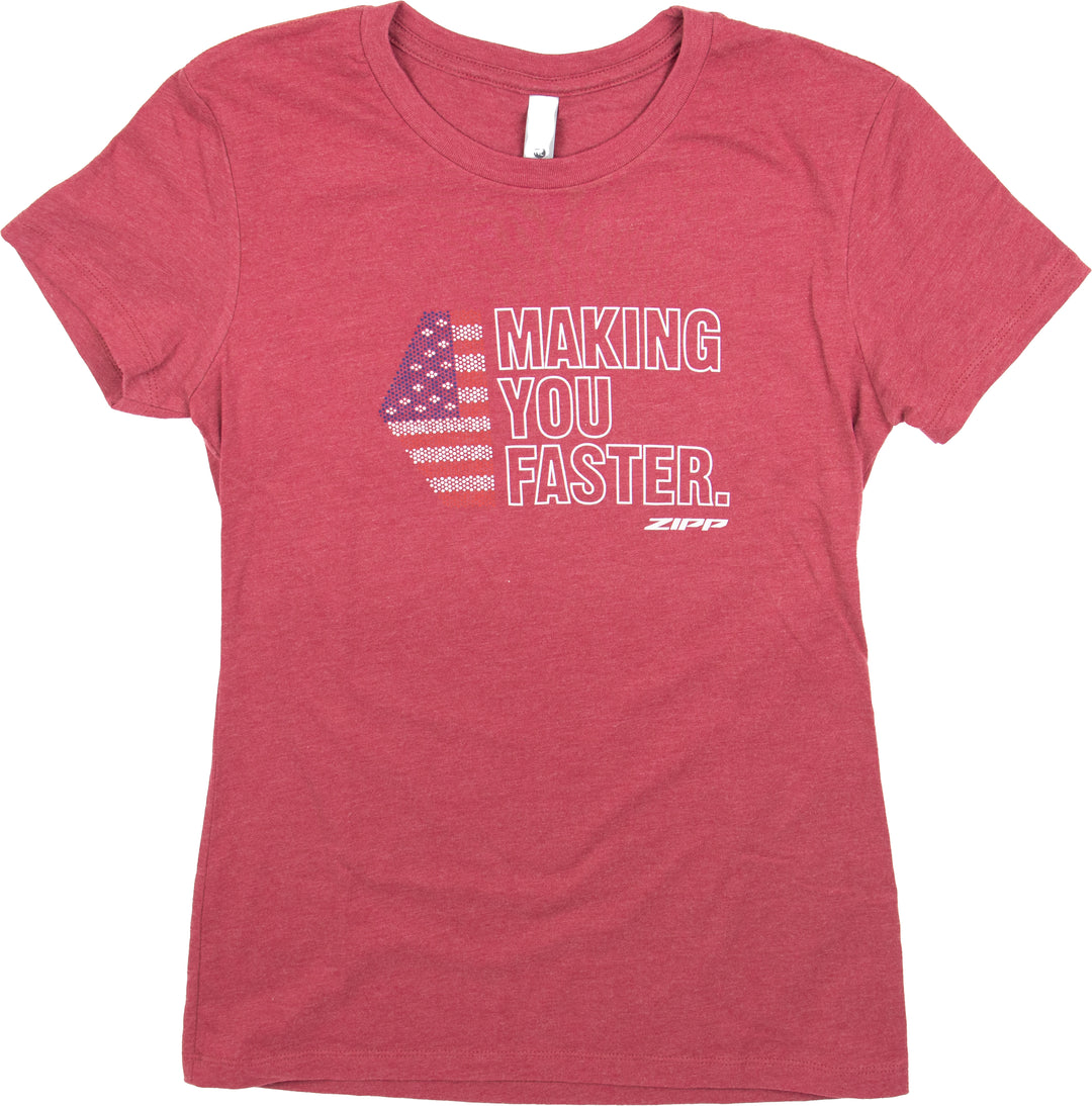 Zipp Making You Faster USA T-Shirt - Women's